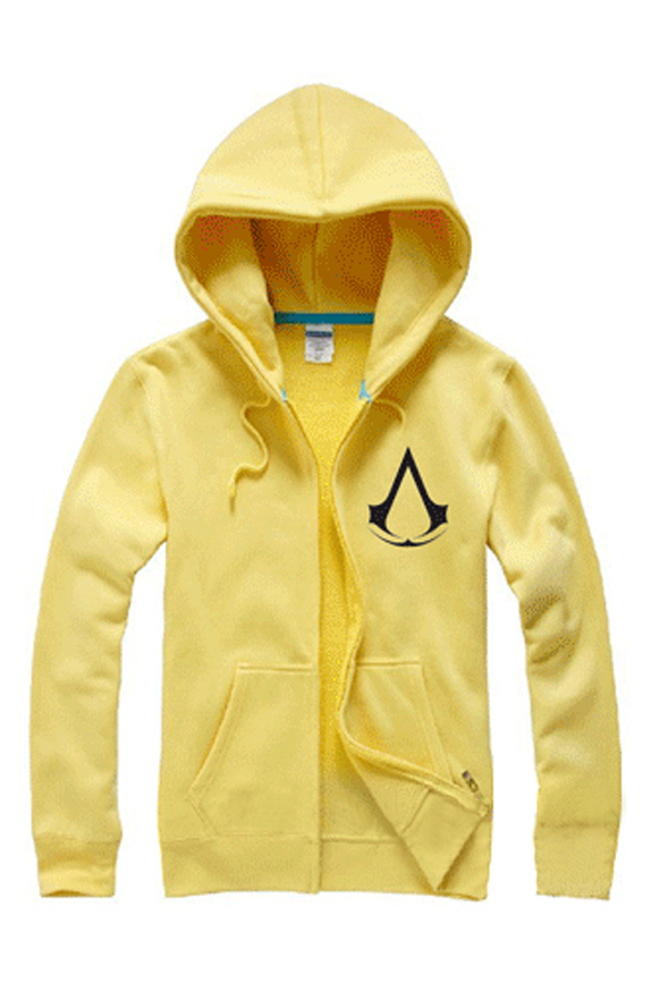 Game Costume Assassin's Creed Fleeces Yellow Hoodie - Click Image to Close